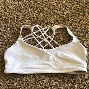 white lululemon free to be wild bra